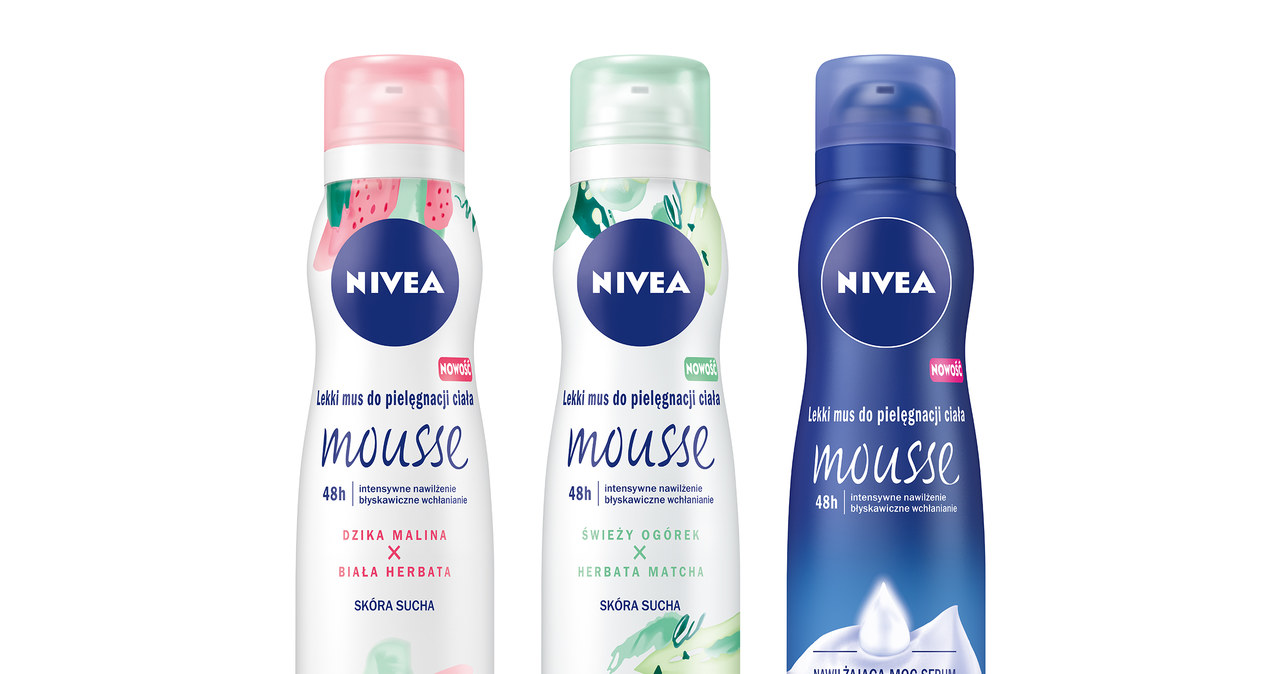 Nivea Lekki mus - cała linia /materiały prasowe