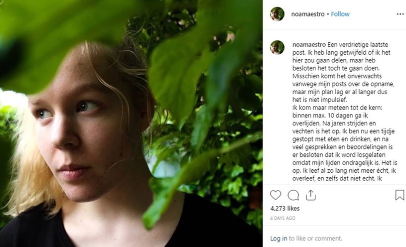 Noa Pothoven na Instagramie /CEN/Europics /East News