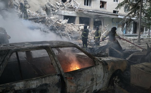 Noc grozy w Kijowie. Rosjanie zaatakowali ukraińską stolicę, są ranni