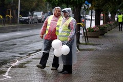 Noc związkowcy spędzili w miasteczku namiotowym