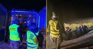 Nocna akcja na polskiej granicy. Siedmiu migrantów zatrzymanych