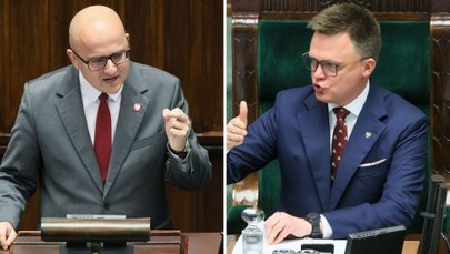 Nocna awantura w hotelu poselskim. Hołownia reaguje na słowa Mateckiego