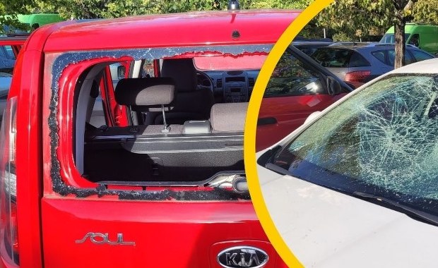 Nocna dewastacja w stolicy. Ponad 20 aut uszkodzonych