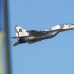 Nocna katastrofa lotnicza w Ukrainie. Myśliwiec rozbity, pilot nie żyje