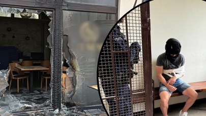 Nocne podpalenie restauracji. Policja publikuje nagranie