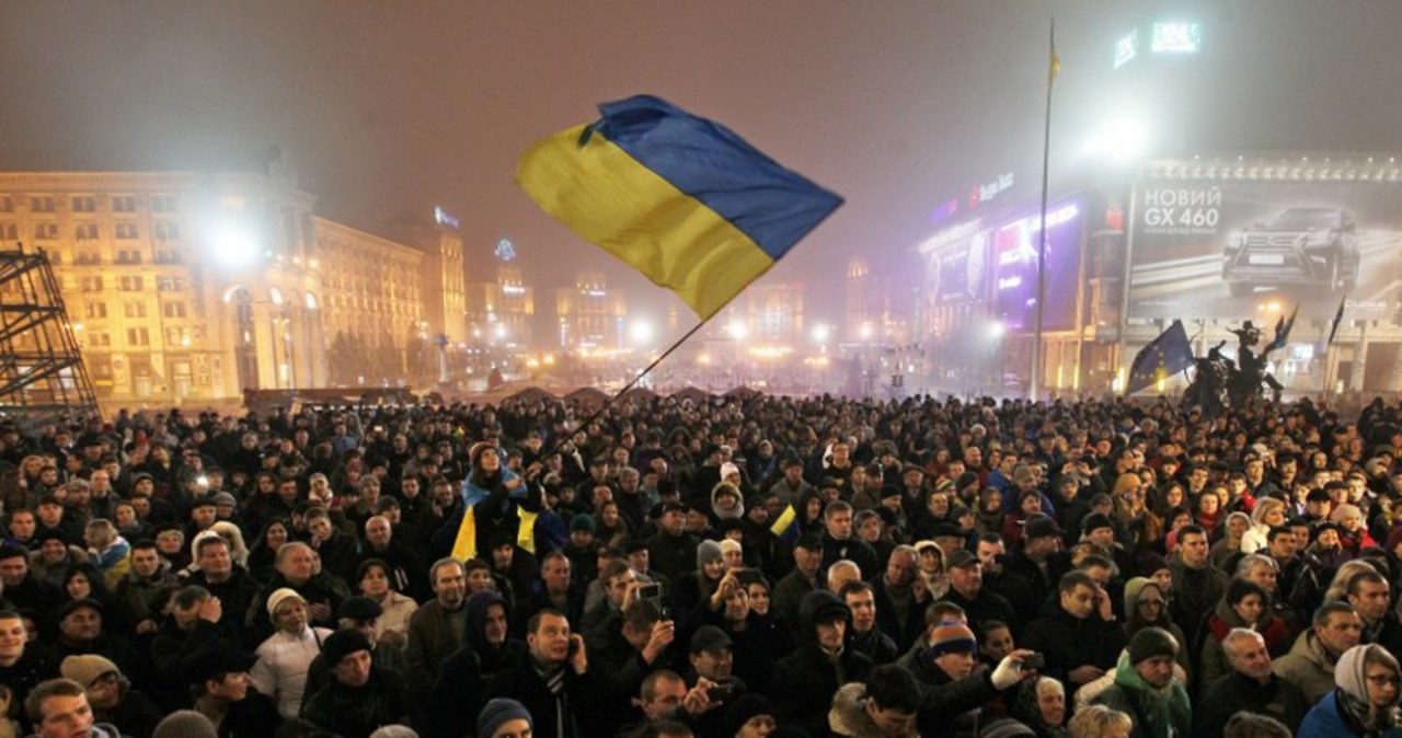 Nocne starcia w Kijowie