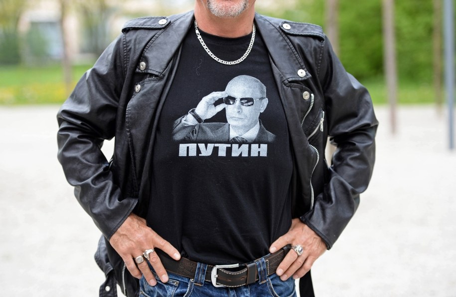 Nocne Wilki to ulubieńcy Putina /Andreas Gebert /PAP/EPA