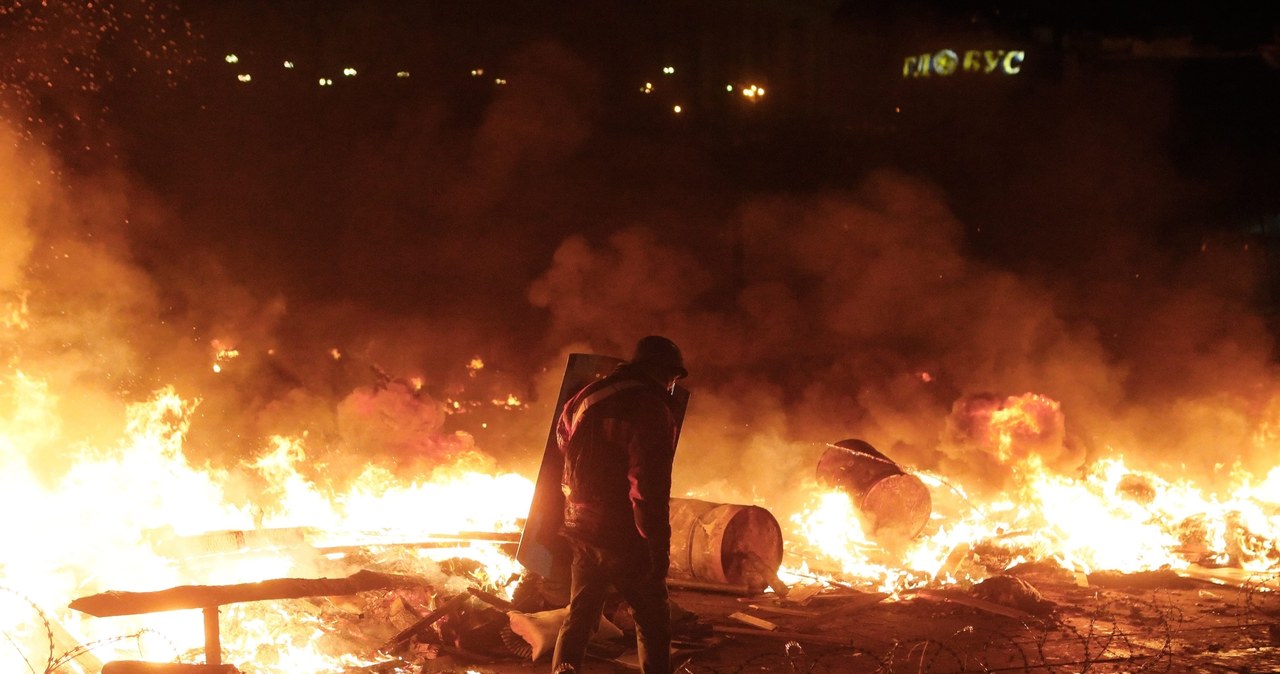 Nocny atak na Majdan