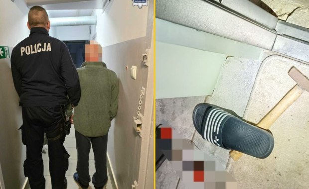 Nocny atak z młotkiem w ręku. 59-latek wtargnął na posesję byłej partnerki