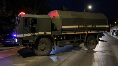 Nocny komunikat Żandarmerii Wojskowej. Znaleziono obiekt