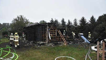 Nocny pożar domu. Dwie osoby nie żyją