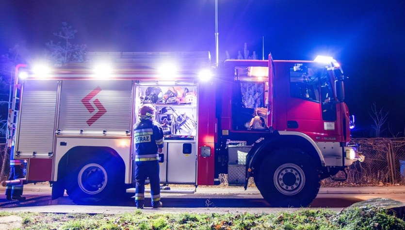 Nocny pożar hostelu. Kilkanaście osób znalazło się w schronisku