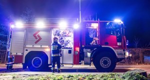 Nocny pożar hostelu. Kilkanaście osób znalazło się w schronisku