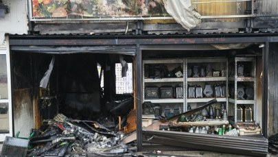 Nocny pożar sklepów w Warszawie. Jest zarzut dla 36-latka