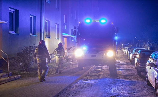 Nocny pożar w Krakowie. Kilkudziesięciu strażaków w akcji