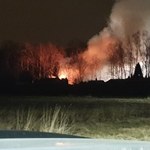 Nocny pożar w Łaziskach. Składowisko było nielegalne?