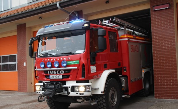 Nocny pożar w Pietrzwałdzie. Rodzina straciła dach nad głową