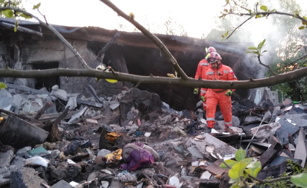 Nocny pożar w Zebrzydowicach. Dwie osoby nie żyją