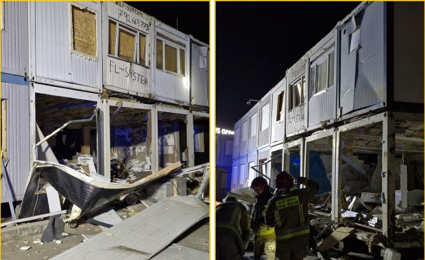 Nocny wybuch w hotelu pracowniczym. Zniszczenia są poważne