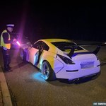 Nocny zlot fanów motoryzacji rozbity przez policjantów