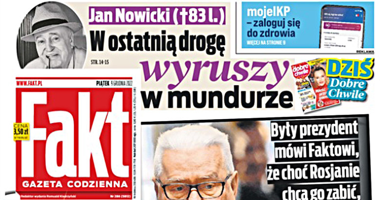 Nogi Maryli na okładce "Super Expressu" /materiał zewnętrzny