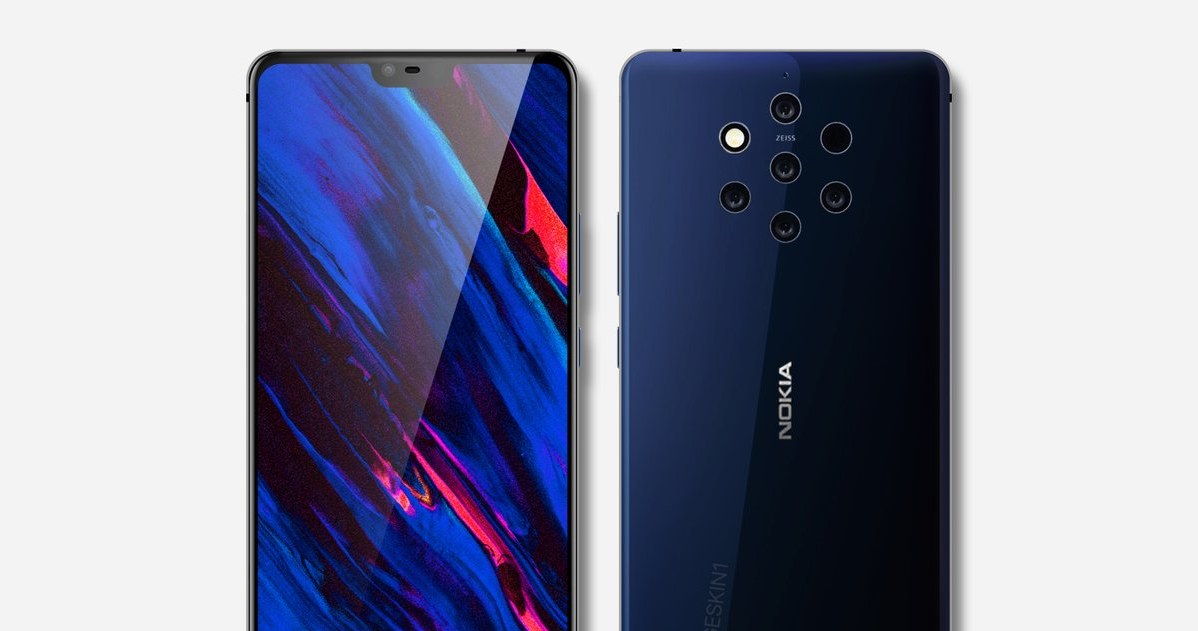 Nokia 9 render / fot. GizmoChina /materiał zewnętrzny