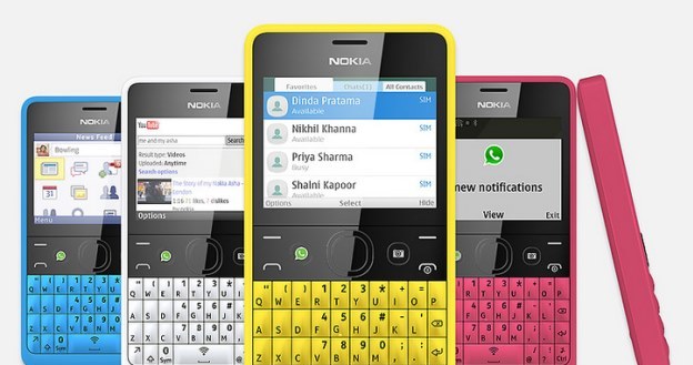 Nokia Asha 210 - będzie dostępna w kilku kolorach /materiały prasowe