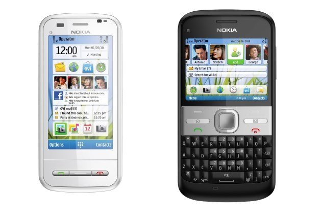 Nokia C6 i Nokia E5 /materiały prasowe