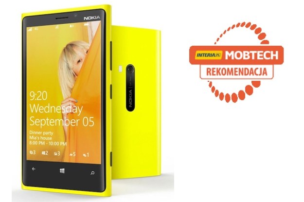 Nokia Lumia 920 otrzymuje rekomendację serwisu Mobtech INTERIA.PL /materiały prasowe