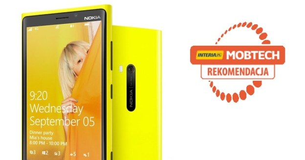 Nokia Lumia 920 otrzymuje rekomendację serwisu Mobtech INTERIA.PL /materiały prasowe
