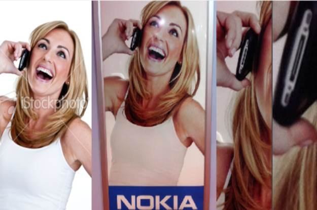 Nokia reklamuje się - przez przypadek - umieszczając u siebie iPhone'a. Proroctwo? /gizmodo.pl