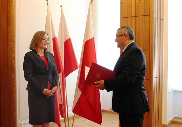 Nominacja Justyny Skrzydło /mib.gov.pl /