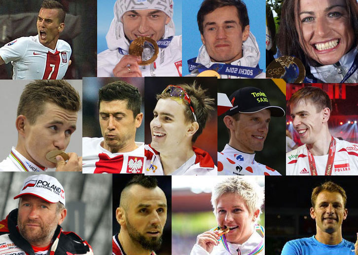 Nominowani w plebiscycie do tytułu Sportowca Roku 2014 /INTERIA.PL