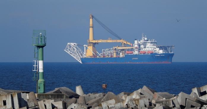 Nord Stream 2. Drugi statek kończy budowę gazociągu /Vitaly Nevar/REUTERS /Deutsche Welle