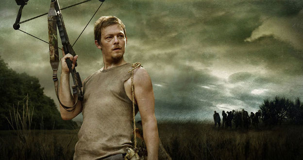 Norman Reedus, jako Daryl Dixon w "Żywych trupach" /materiały prasowe