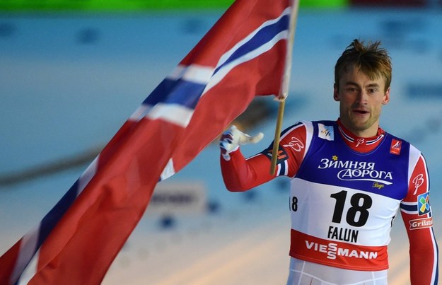 Norweg Petter Northug w Falun /Hendrik Schmidt /PAP/EPA