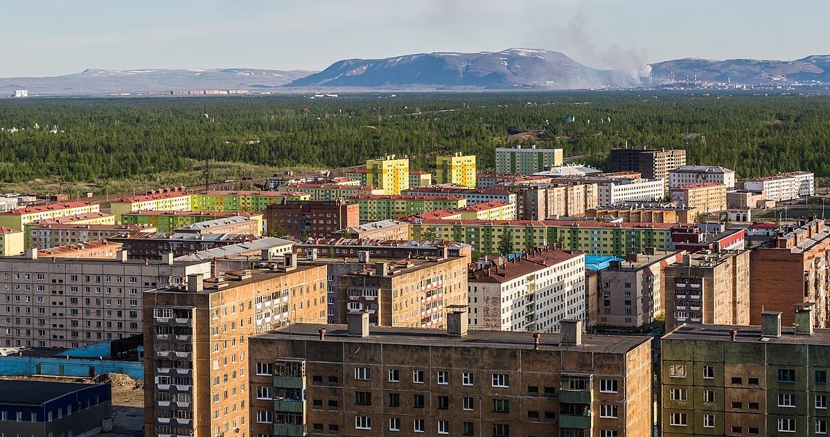 Norylsk to odizolowane miasto. Jak powstało? /Ninaras/CC BY 4.0 (https://creativecommons.org/licenses/by/4.0/deed.en) /domena publiczna