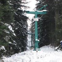 Górna część trasy wyciągu na Nosal leży w granicach Tatrzańskiego Parku Narodowego