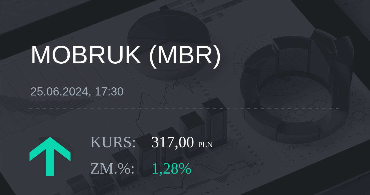 Notowania akcji spółki Mo-BRUK Zakład Odzysku Odpadów S.A. z 25 czerwca 2024 roku