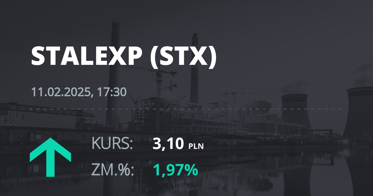 Notowania akcji spółki Stalexport z 11 lutego 2025 roku