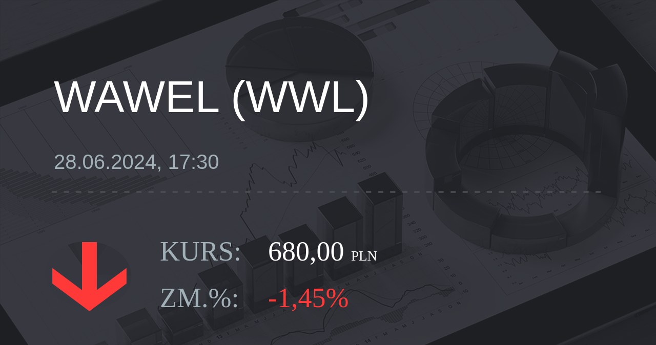 Notowania akcji spółki Wawel z 28 czerwca 2024 roku