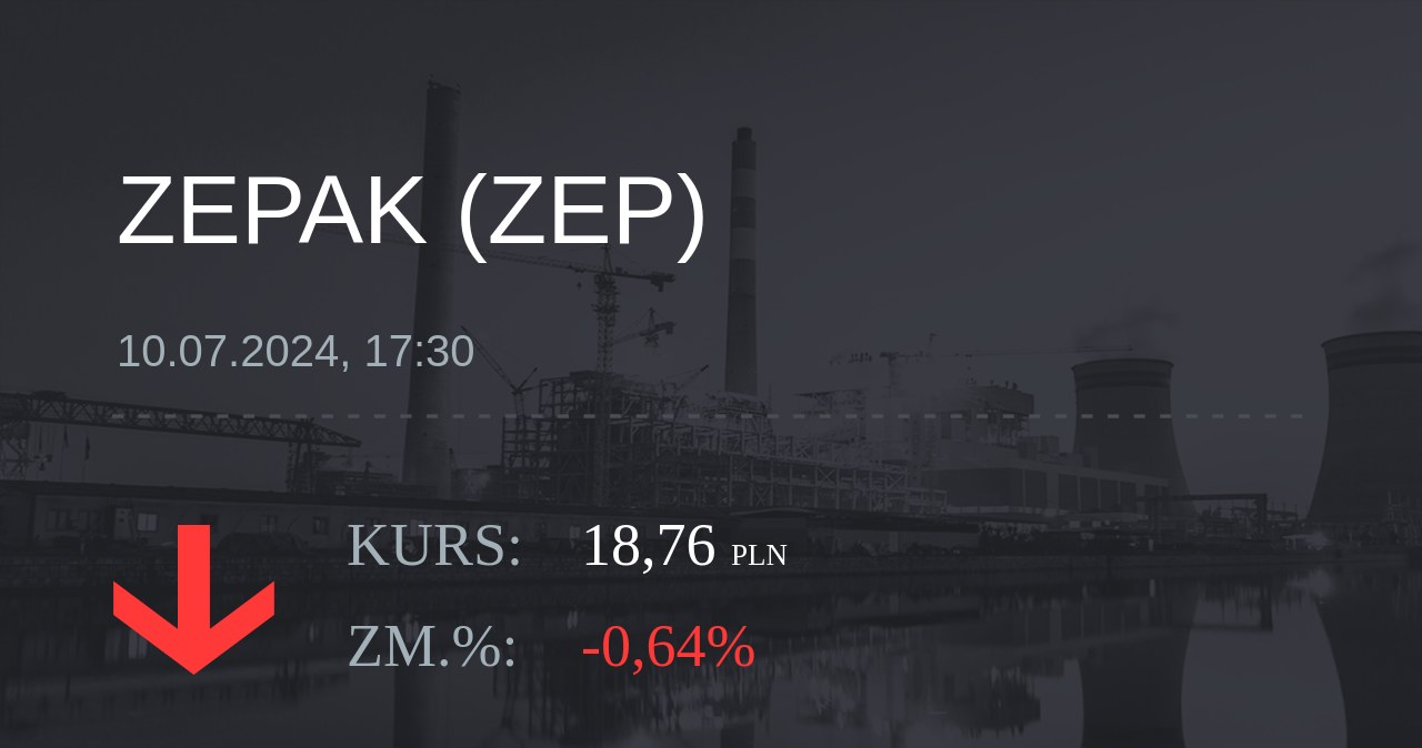 Notowania akcji spółki Zespół Elektrowni "Pątnów-Adamów-Konin" z 10 lipca 2024 roku