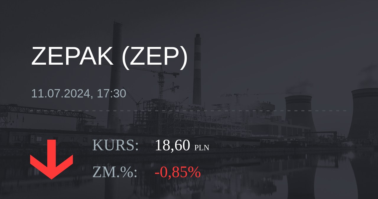 Notowania akcji spółki Zespół Elektrowni "Pątnów-Adamów-Konin" z 11 lipca 2024 roku