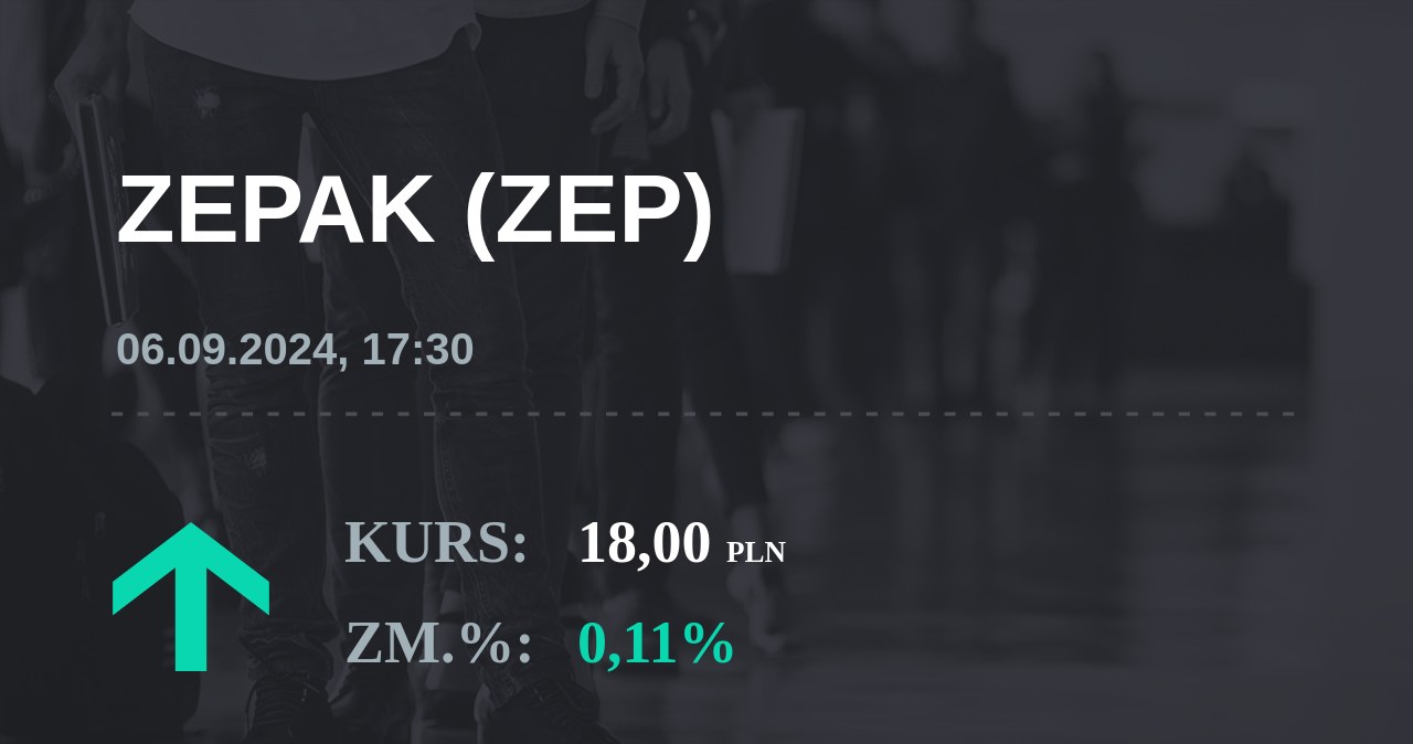 Notowania akcji spółki Zespół Elektrowni "Pątnów-Adamów-Konin" z 6 września 2024 roku