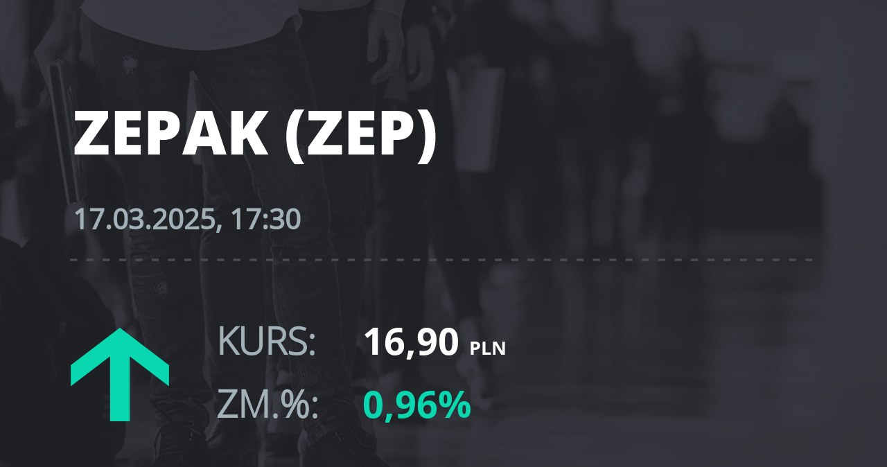 Notowania akcji spółki Zespół Elektrowni "Pątnów-Adamów-Konin" z 17 marca 2025 roku