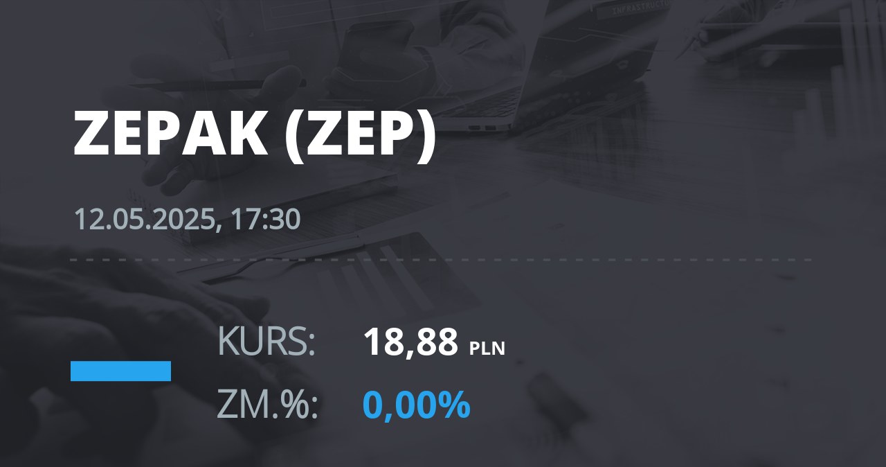Notowania akcji spółki Zespół Elektrowni "Pątnów-Adamów-Konin" z 12 maja 2025 roku