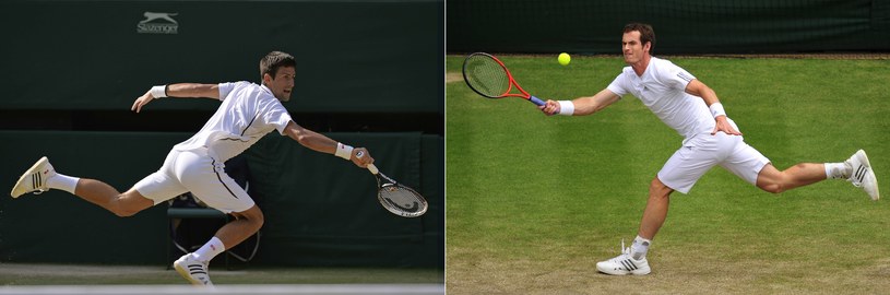Novak Djoković i Andy Murray /AFP