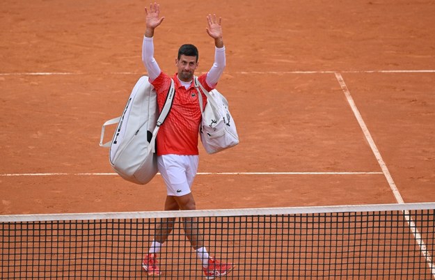 Novak Djokovic odpadł z turnieju w Rzymie /ETTORE FERRARI /PAP/EPA