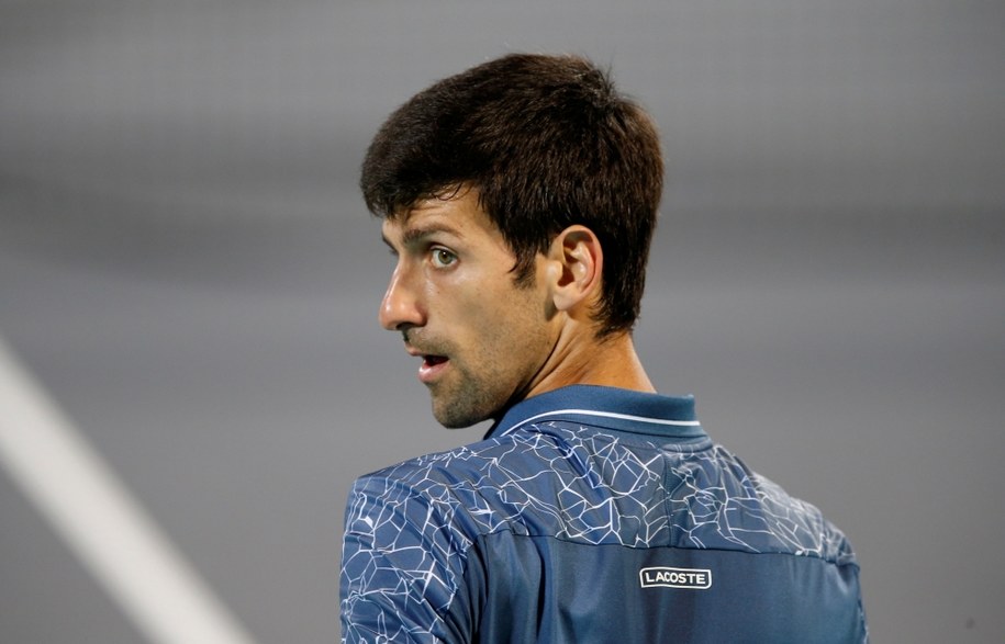 Novak Djokovic /	ALI HAIDER /PAP/EPA