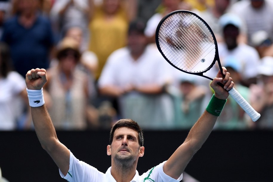 Novak Djokovic /LUKAS COCH /PAP/EPA